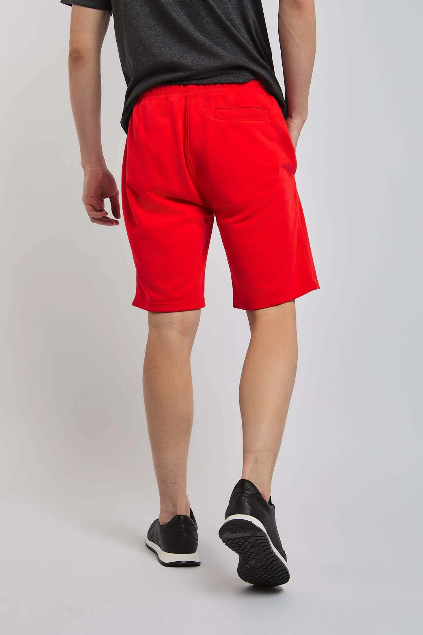 Men Sweat Short - Poppy Red