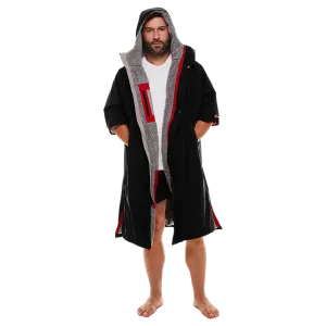 Men's Short Sleeve Pro Change Robe EVO - Black