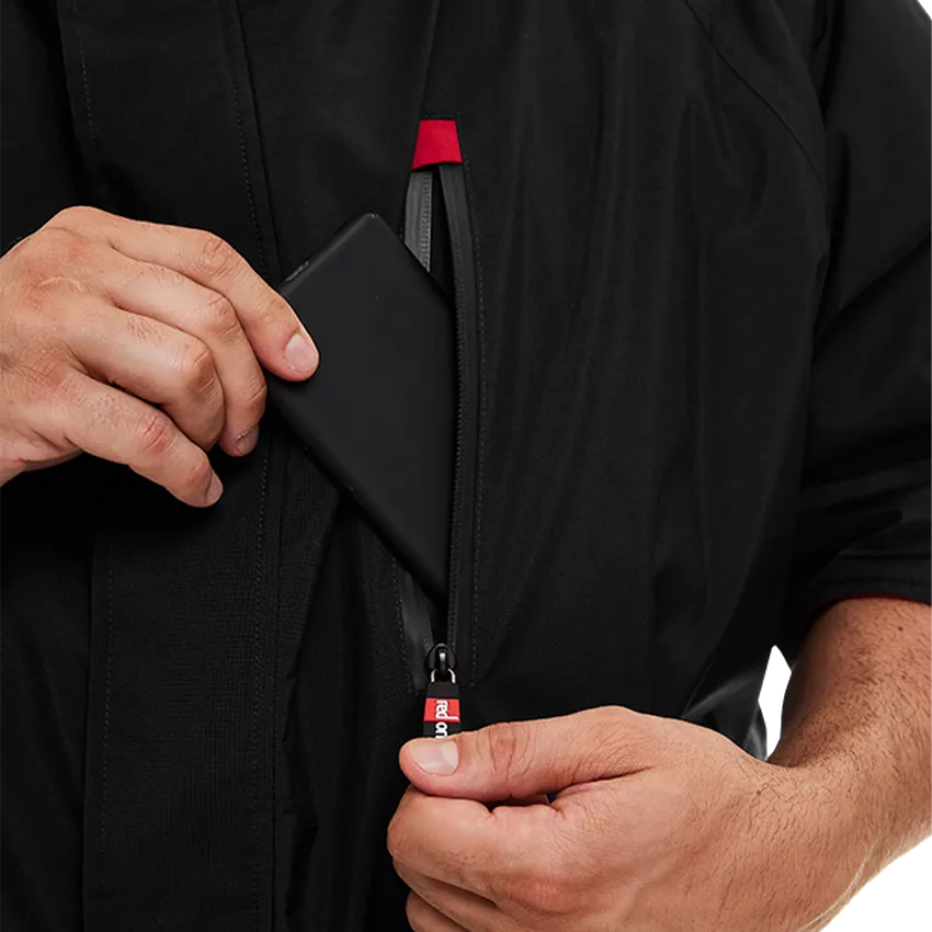 Men's Short Sleeve Pro Change Robe EVO - Black