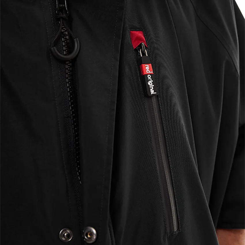Men's Short Sleeve Pro Change Robe EVO - Black