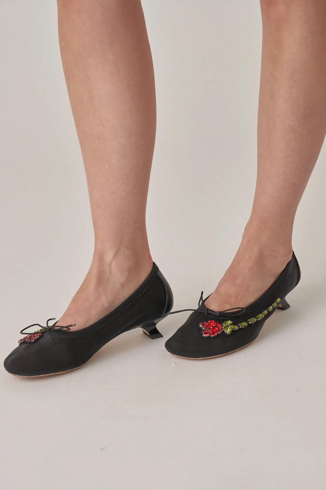 Mesh Ballerina Heel