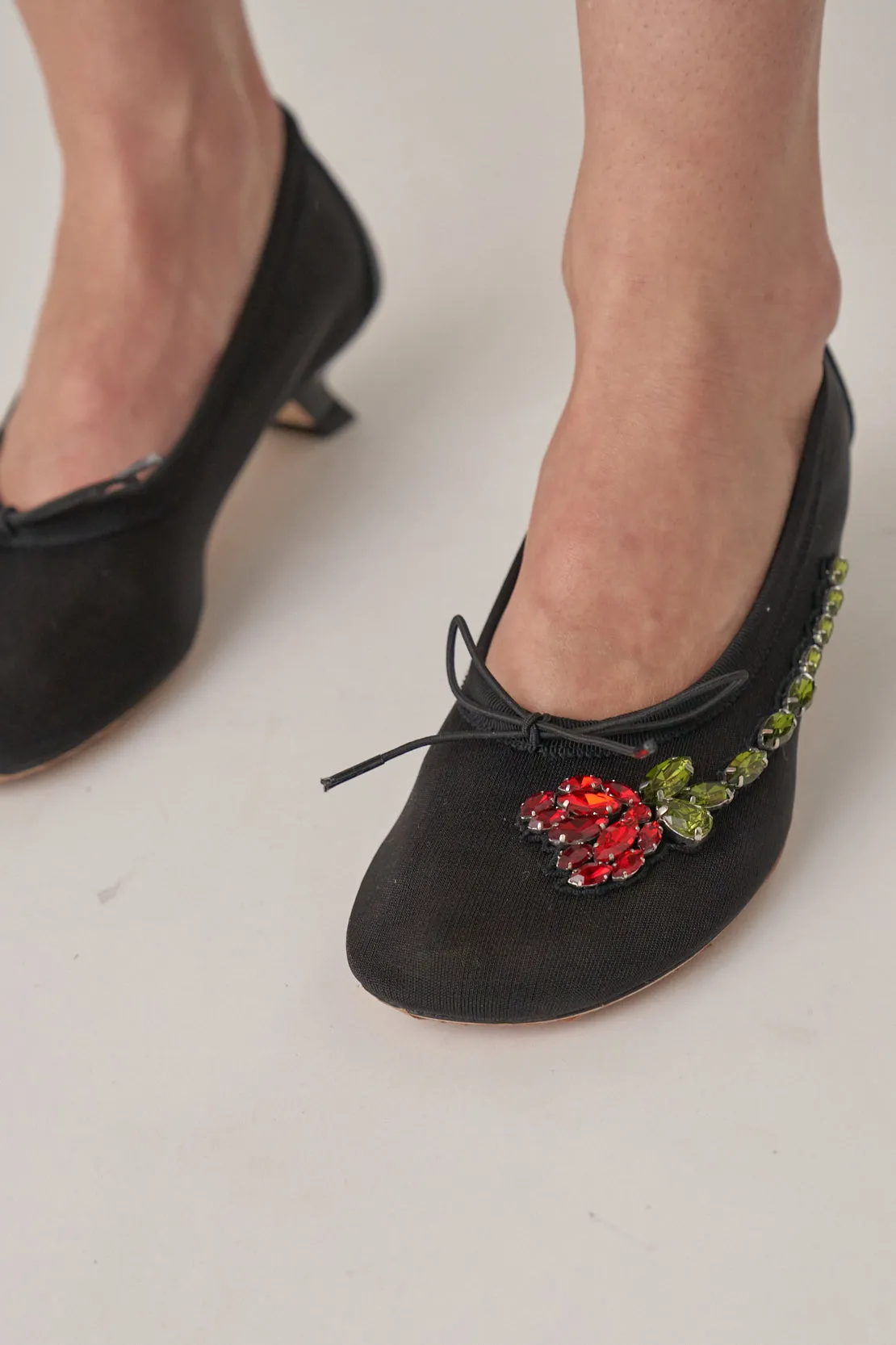Mesh Ballerina Heel