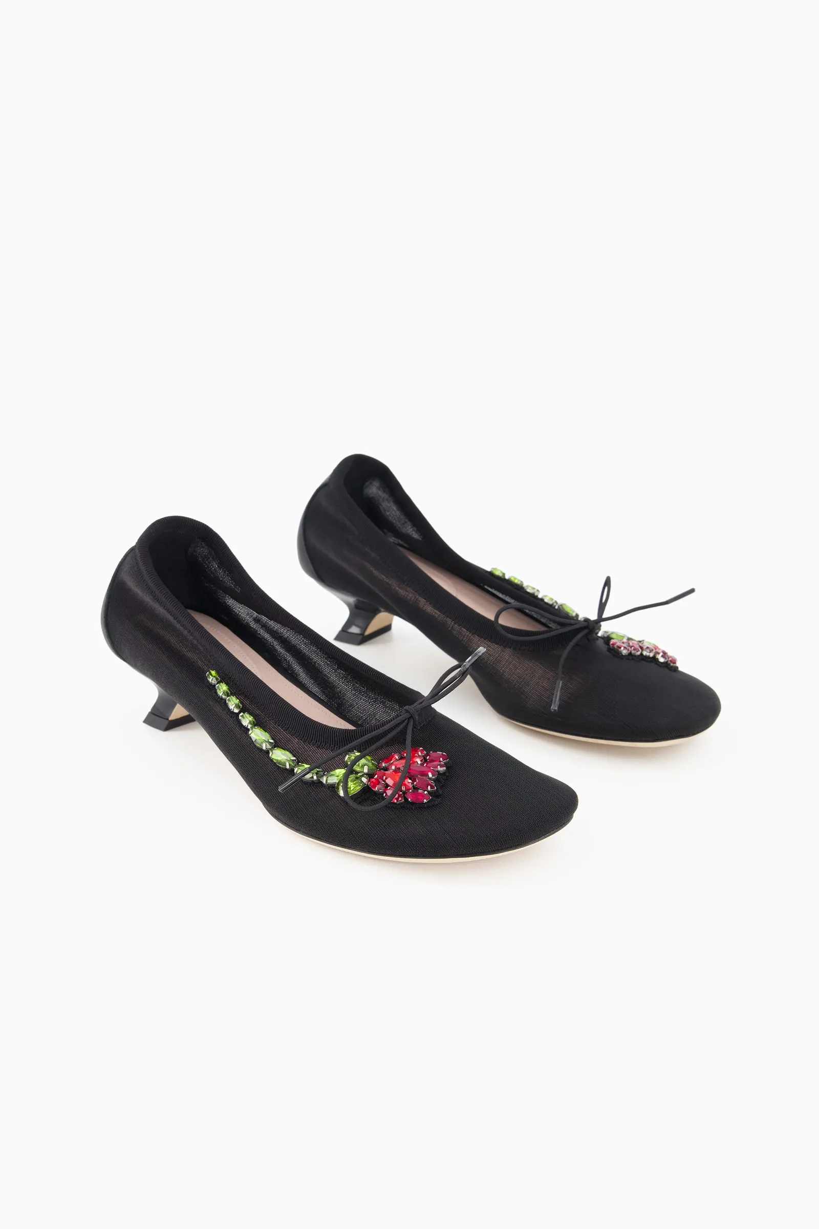 Mesh Ballerina Heel