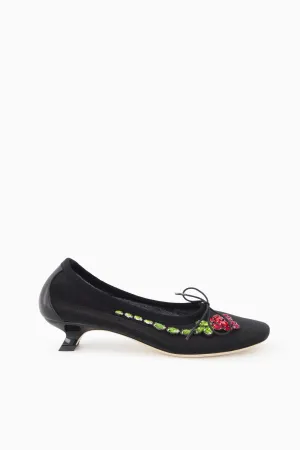 Mesh Ballerina Heel