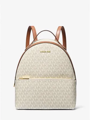 Micheal Kors Sheila Medium Logo Backpack Brown