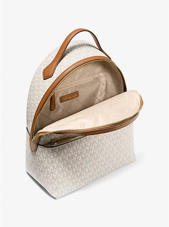 Micheal Kors Sheila Medium Logo Backpack Brown
