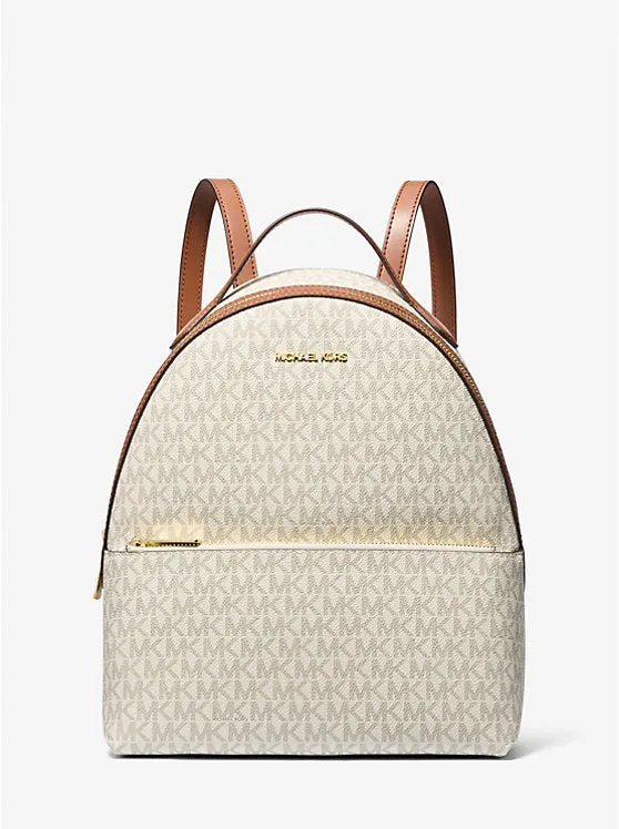 Micheal Kors Sheila Medium Logo Backpack Brown