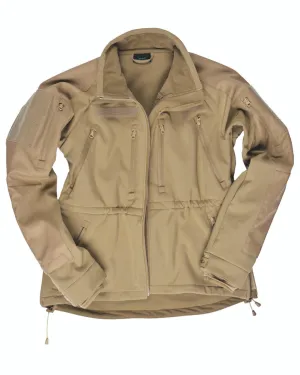 MIL-TEC® Coyote Softshell Plus Jacket - Tan