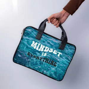Mindset Is Everything Laptop Sleeve With Handle