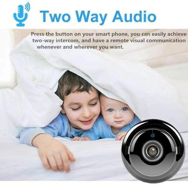 Mini Wifi Camera With Smartphone App - Two-way Audio Camera