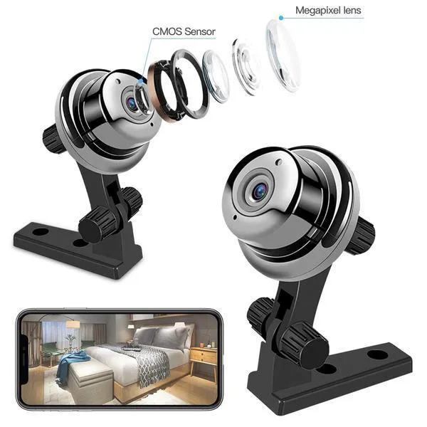 Mini Wifi Camera With Smartphone App - Two-way Audio Camera