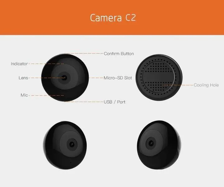 Mini WiFi Smart Portable 1080p HD Camera
