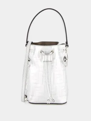 Mon Tresor Silver Leather Mini Bag