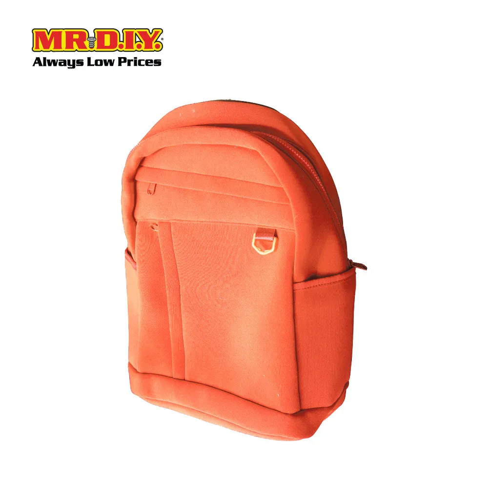 (MR.DIY) Plain Casual Shoulder Backpack  - ORANGE - Color Series
