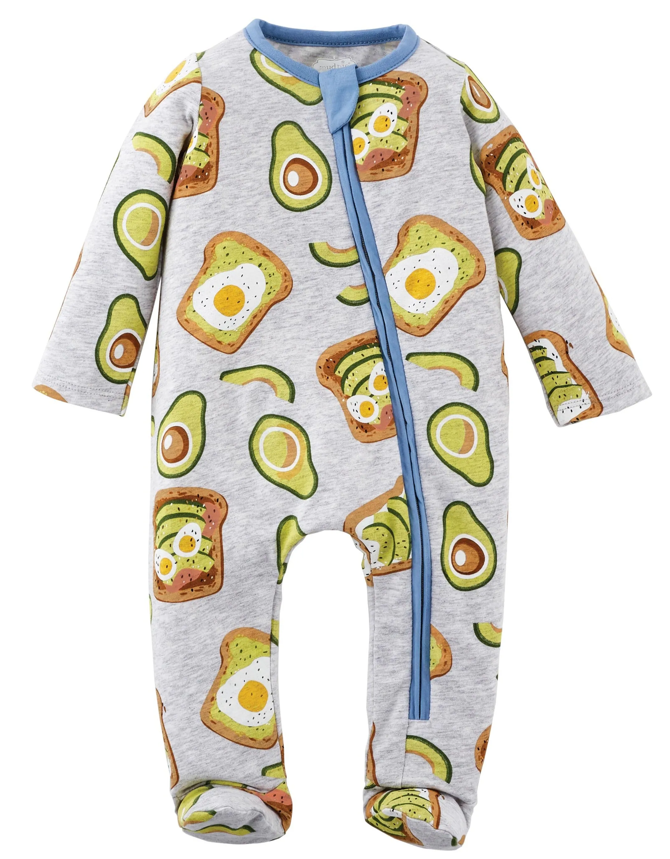 Mud Pie Avocado Toast Sleeper w/Zipper