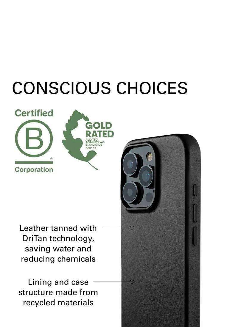 Mujjo Full Leather Case for iPhone 16 Pro