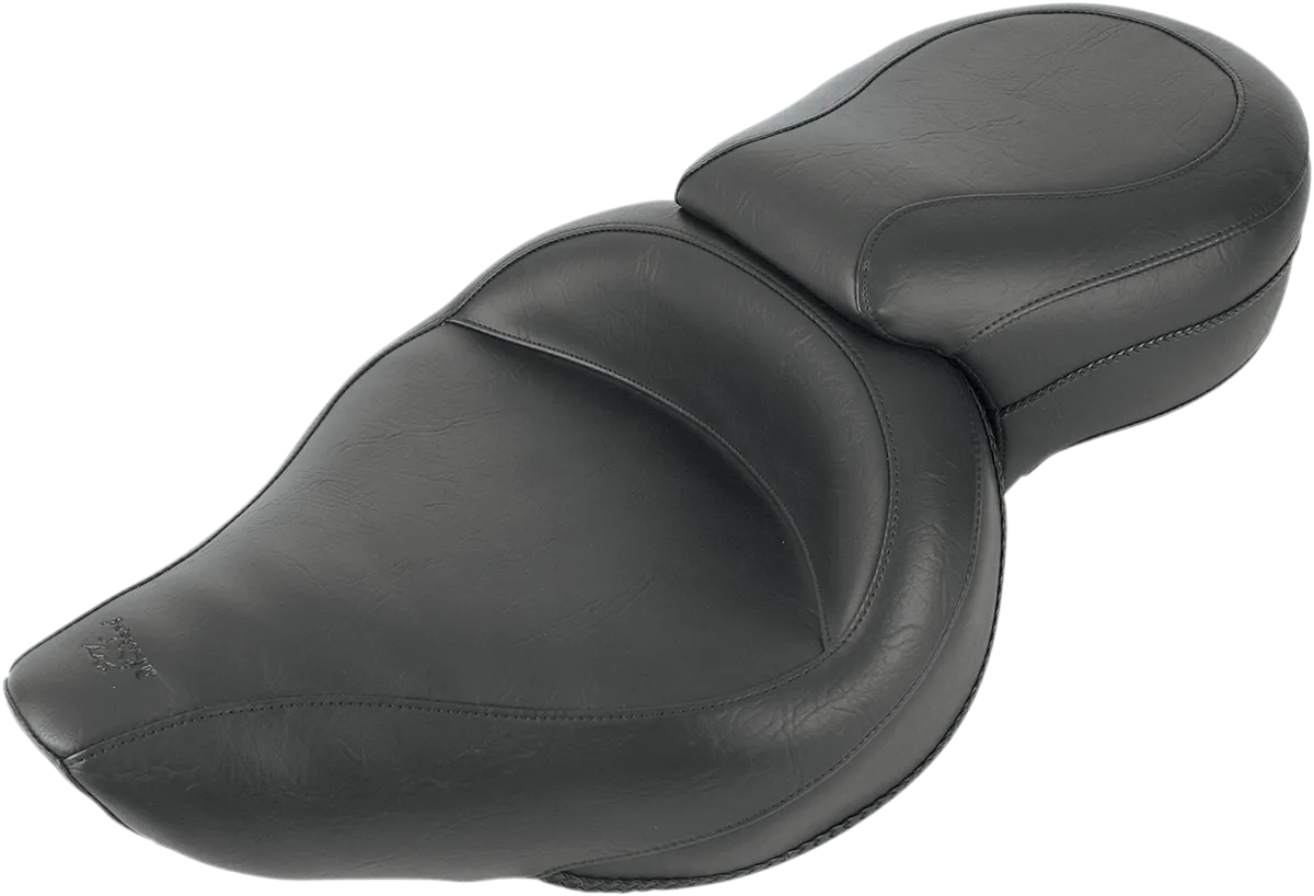 Mustang 75111 Wide Super Touring One-Piece Vintage Seat - No Studs