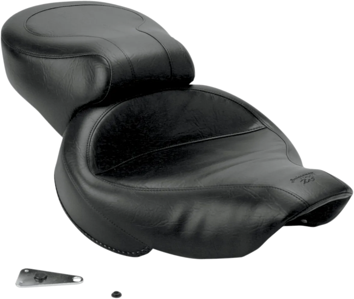 Mustang 75111 Wide Super Touring One-Piece Vintage Seat - No Studs