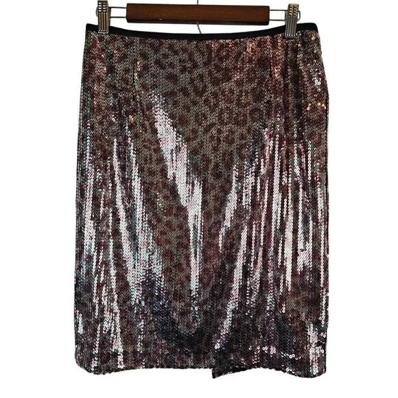 Nanette Lepore Purr-Fect Sequin‎ pencil skirt, size 8