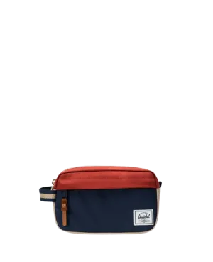 Neceser HERSCHEL Chapter Small Travel Kit Black Iris Red Ochre Twill
