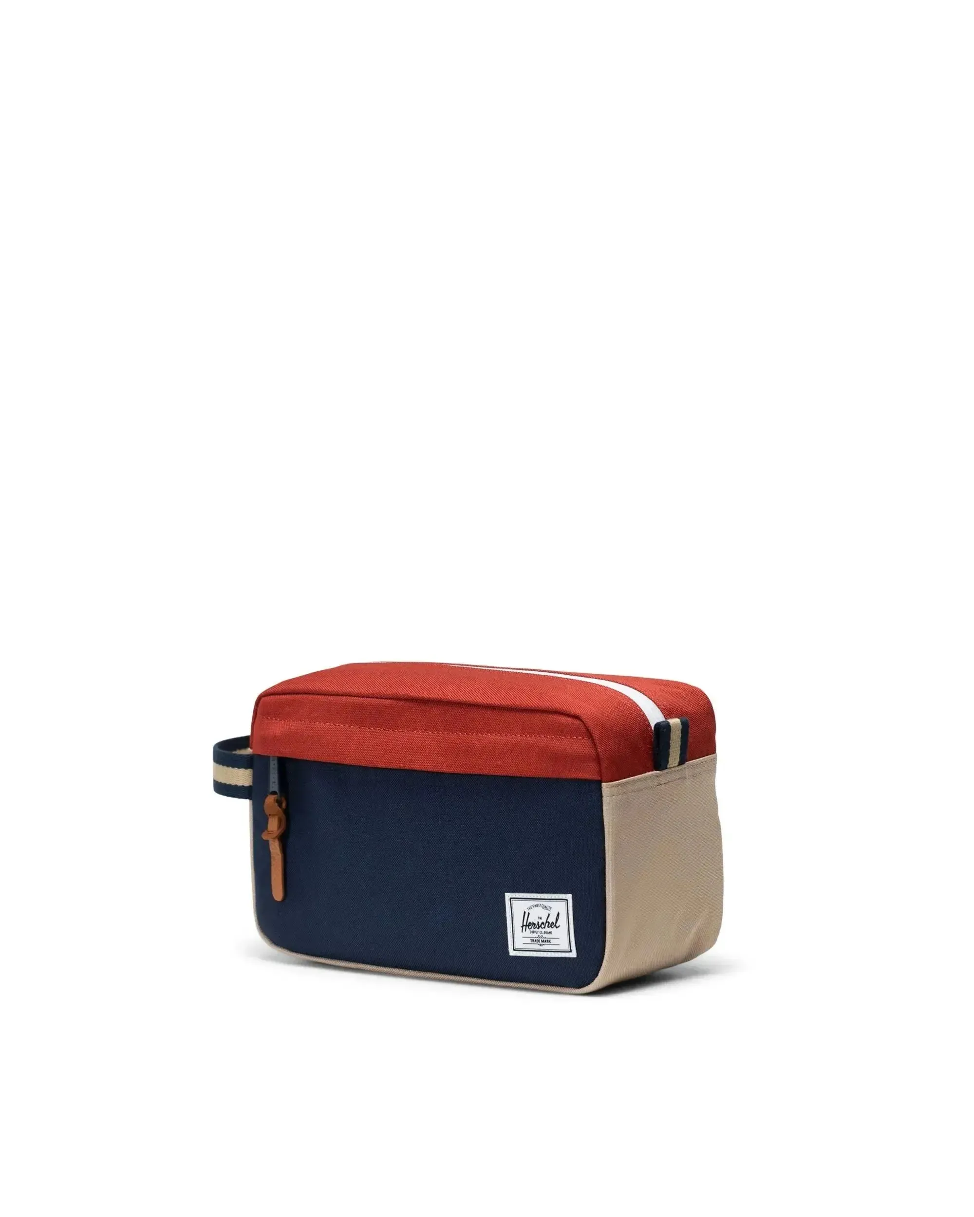 Neceser Herschel Chapter Travel Kit Black Iris Red Ochre Twill