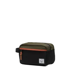 Neceser Herschel Chapter Travel Kit Black Ivy Green Chutney