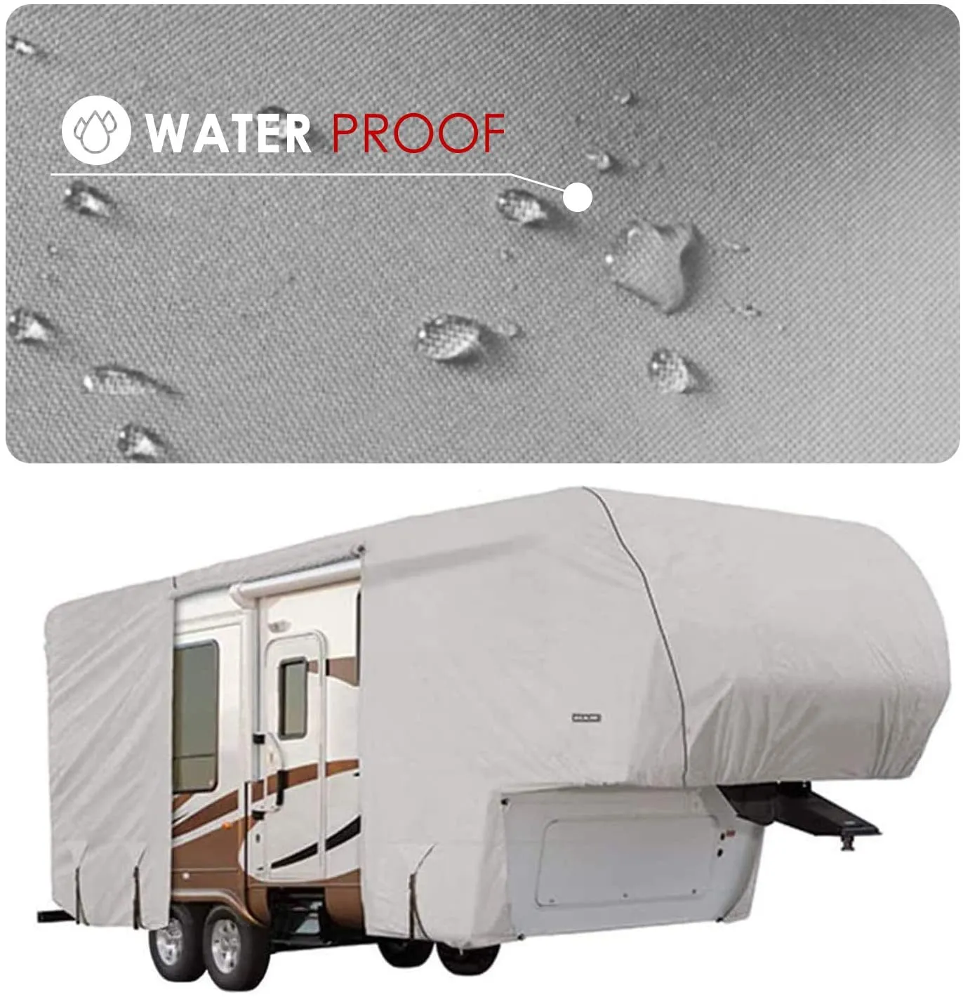New All Weather Protective 5th Wheel Cover with heat Shield, fits 20-23 ft! Retails $400 