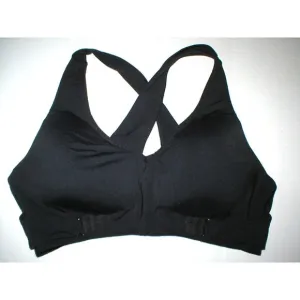 New Black Womens Athleta Yoga Pilates Top Bra M Be Bold Adjustable Barre Walk