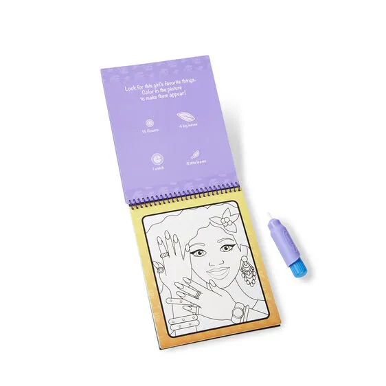 New Melissa & Doug Water Wow! Makeup & Manicures - On the Go Travel Activity