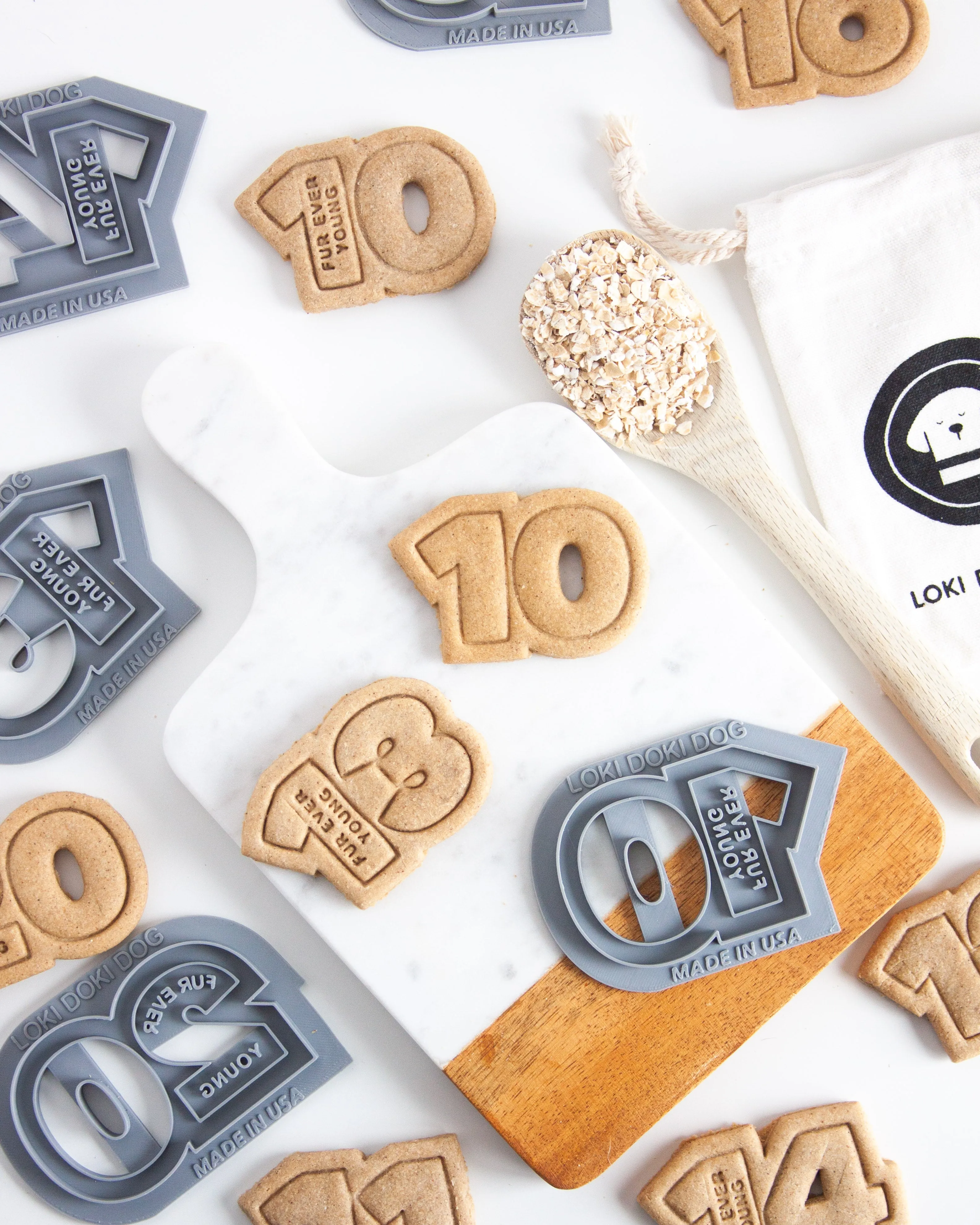Number Shaped Cookie Cutters (Double Digits)