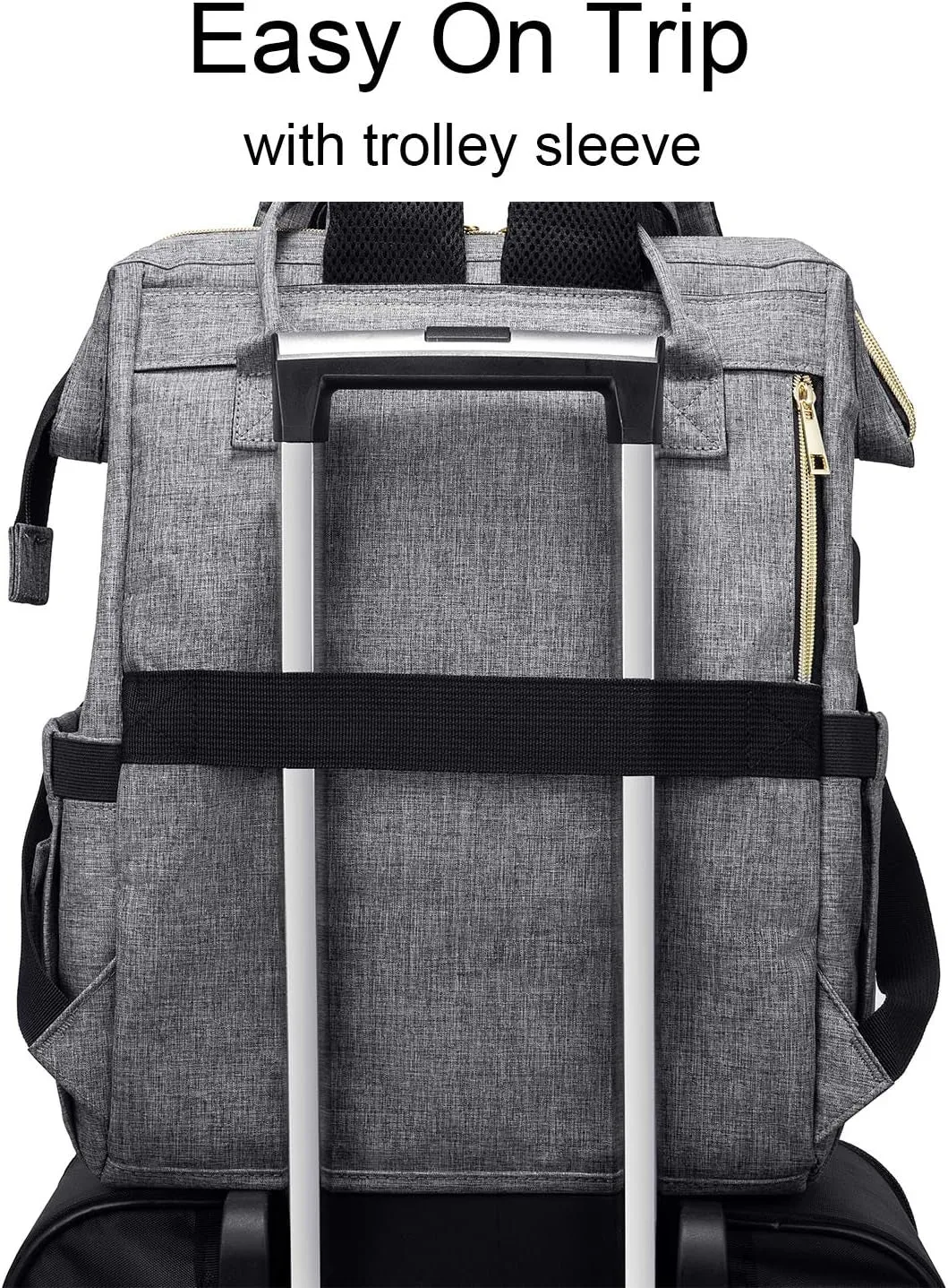 Nurse Laptop Backpack with Multiple Pockets