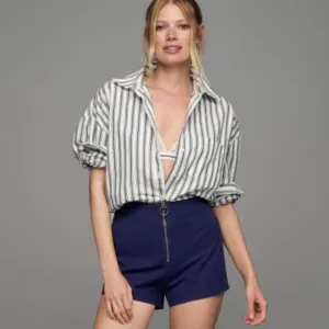 NWT Maeve Zippered Micro Shorts