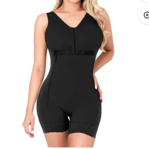 NWT Sonryse Tummy Tuck Compression Garment X-Small Black - Zippered Crotch