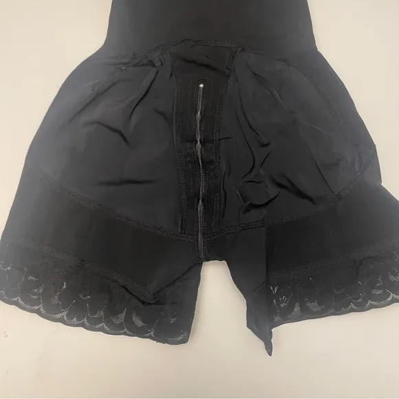 NWT Sonryse Tummy Tuck Compression Garment X-Small Black - Zippered Crotch