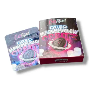O Marshmallow Orbitz Mylar Bag with Box 3.5 Grams