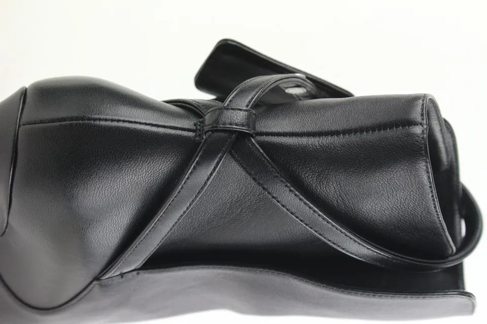 Off-White™ Size 40 Black Leather Ziptie Bootie 3of622