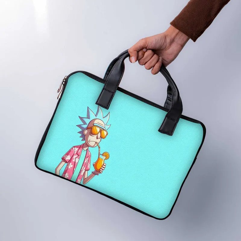 old man Laptop Sleeve With Handle