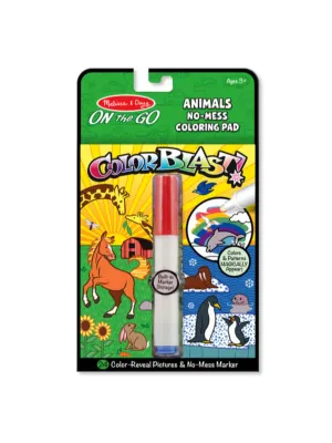 On the Go ColorBlast No-Mess Coloring Pad - Animals