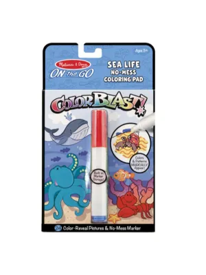 On the Go ColorBlast No-Mess Coloring Pad - Sea Life