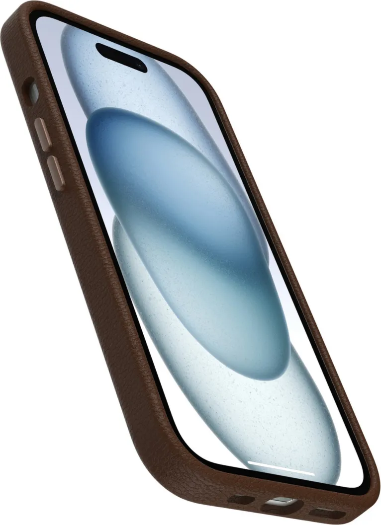 Otterbox - Symmetry Cactus Leather Case For Apple Iphone 15 - Rich Adobe