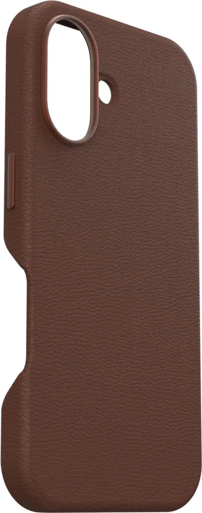 OtterBox - Symmetry Cactus Leather MagSafe Case for Apple iPhone 16 - Rich Adobe