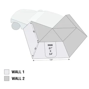 OVS HD Nomadic 270 LT Awning Wall 1 - Driver Side