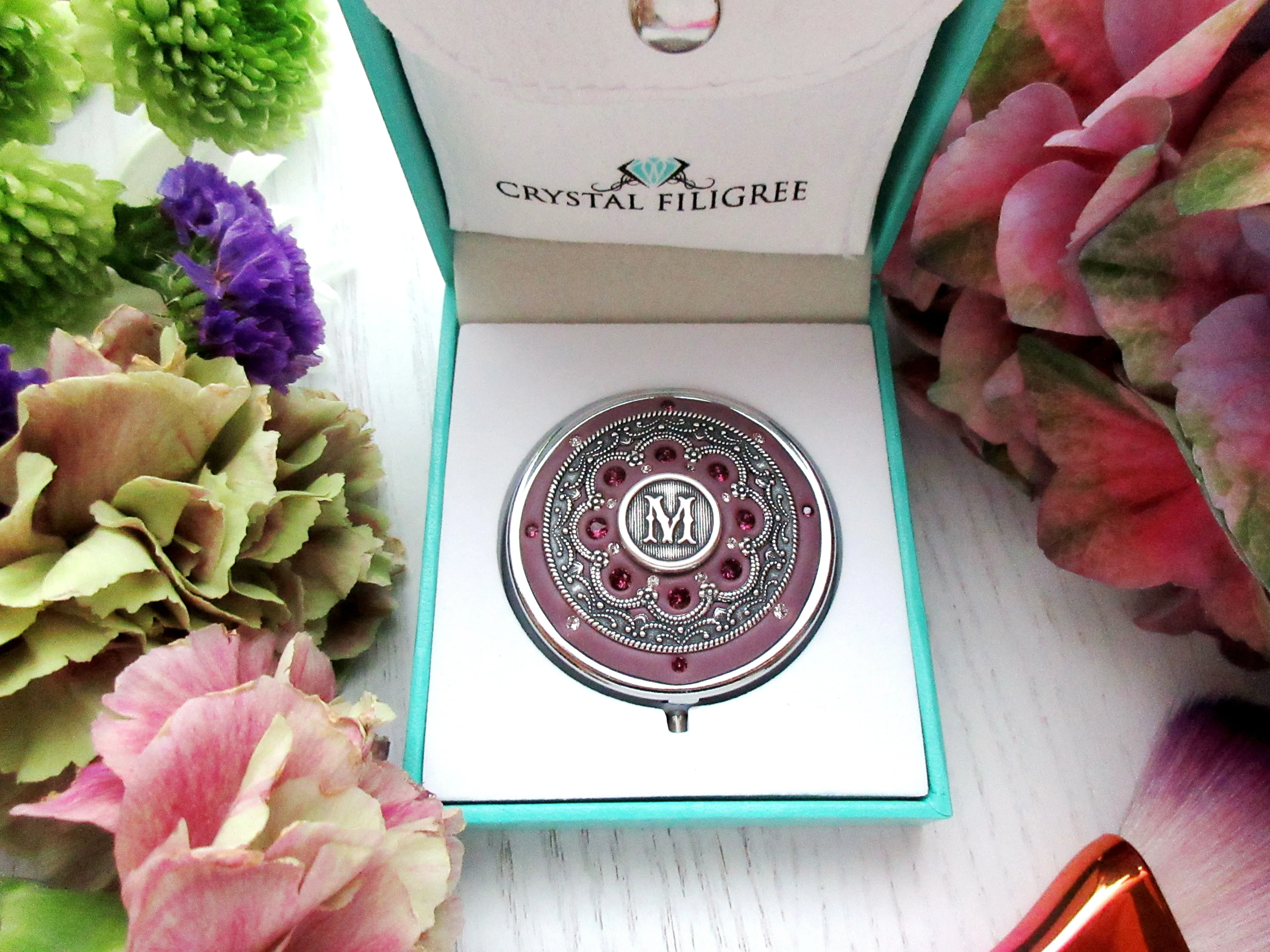 Personalized Silver Pill Box