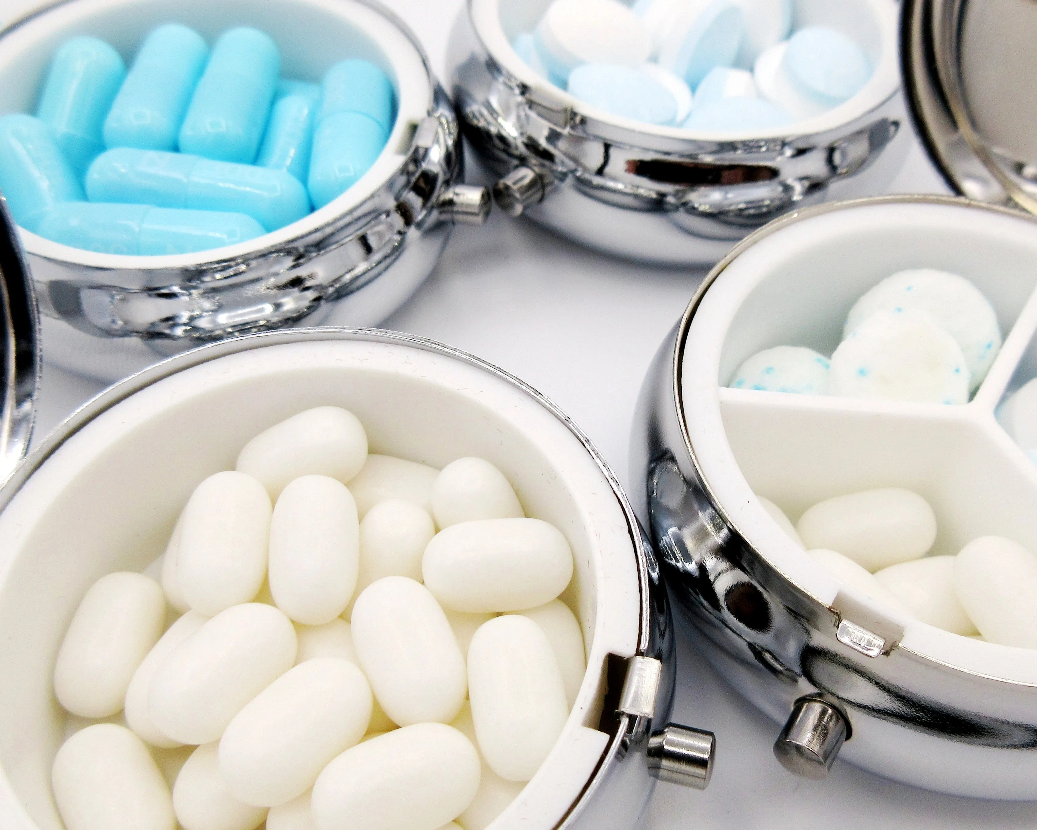 Personalized Silver Pill Box