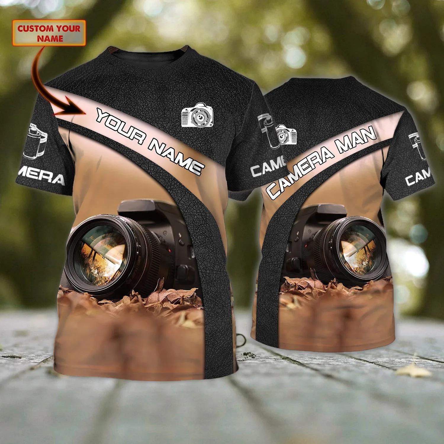Photography 3D Tshirt, Videographer Tshirt 05