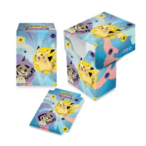 Pikachu & Mimikyu Full View Deck Box for Pokemon