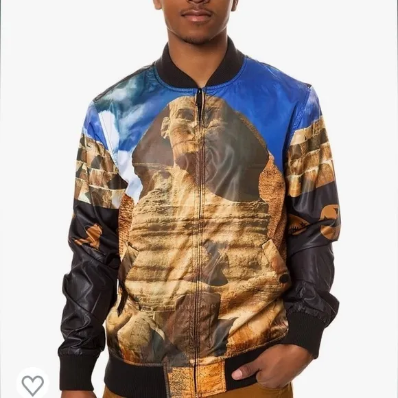 Play Cloths Sphinx Multicolored Bomber Jacket