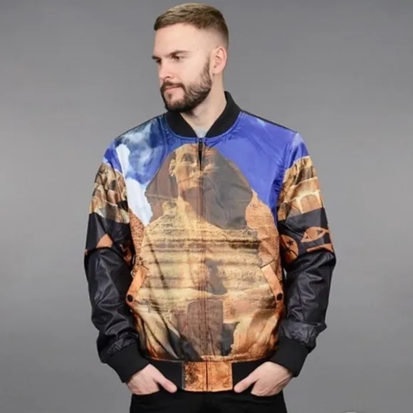 Play Cloths Sphinx Multicolored Bomber Jacket