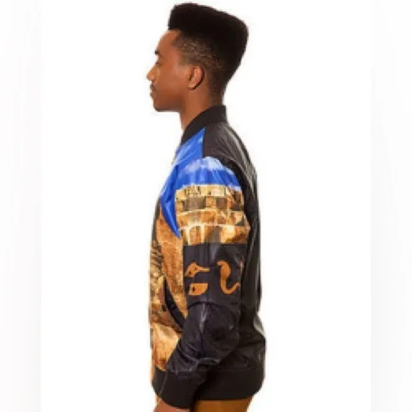 Play Cloths Sphinx Multicolored Bomber Jacket