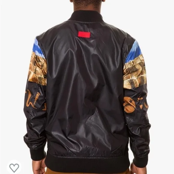 Play Cloths Sphinx Multicolored Bomber Jacket